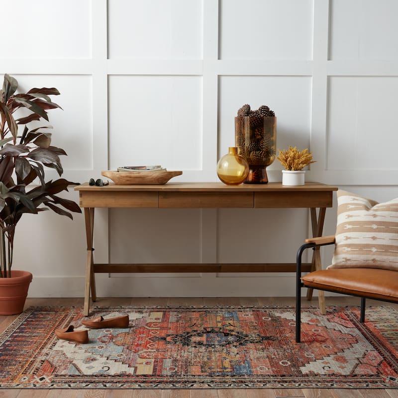 Cicero Indoor and Outdoor Medallion Area Rug