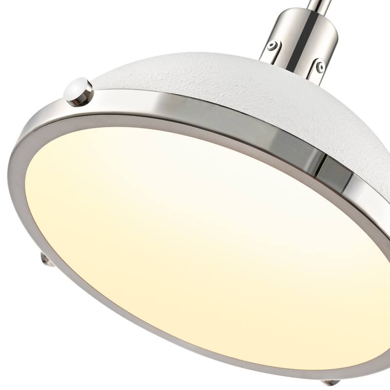 3-Light Farmhouse 3-Light Dome Chandelier Metal Pendant Light