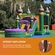 preview thumbnail 4 of 4, JumpOrange Amazon River Bounce House Water Slide Combo with Attached Pool & Air Blower, Commercial Grade Inflatable Outdoor Play