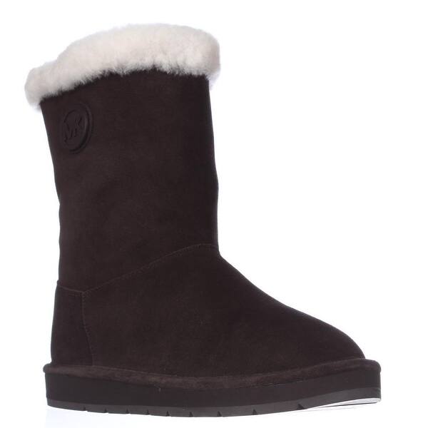 Shop Michael Michael Kors Winter Mid Boots Coffee Overstock