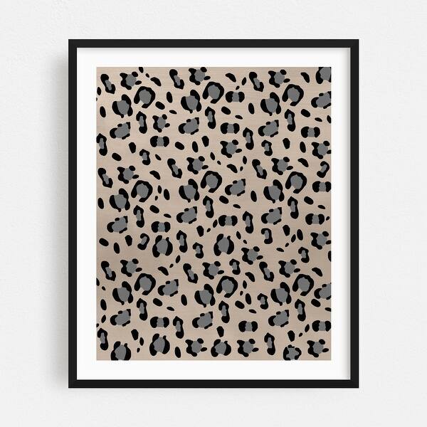 Leopard Animal Print Glam 15 Digital Animals Minimal Art Print/Poster -  Overstock - 34890145