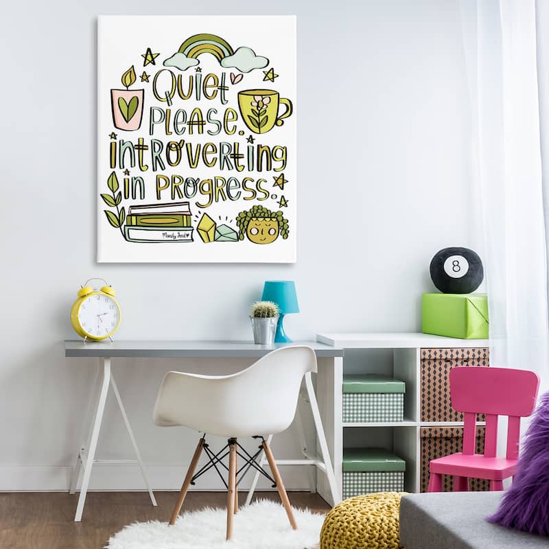 Stupell Introverting In Progress Canvas Wall Art Design By Mandy Ford Art + Illustration