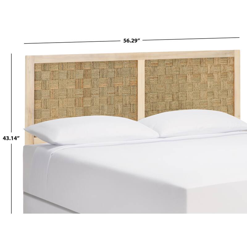 SAFAVIEH Home Halvor Natural Rattan Headboard
