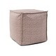 preview thumbnail 2 of 2, Allan Andrews Square Pouf Lynx Taupe