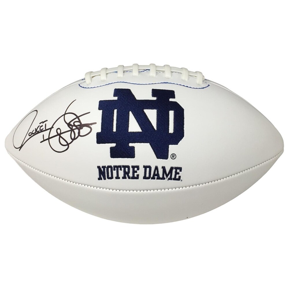 Shop Raghib Rocket Ismail Signed Notre Dame Fighting Irish Logo Football Jsa Itp Free Shipping Today Overstock 19863328