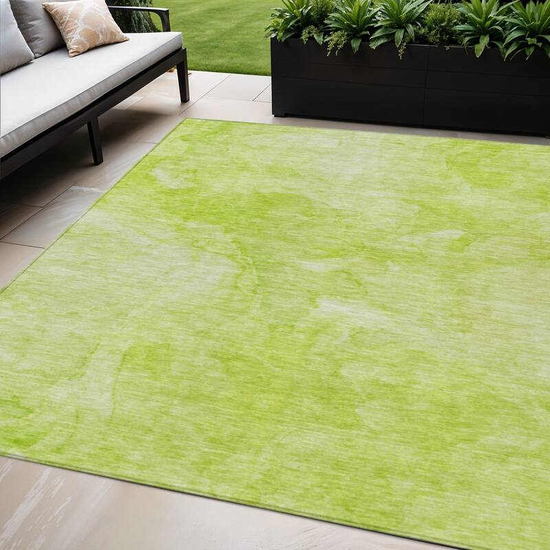 HomeRoots Nautical Transitional Rectangle Outdoor Rug - 5' X 8'