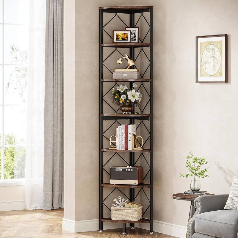 7-Tier Extra Tall Corner Shelf