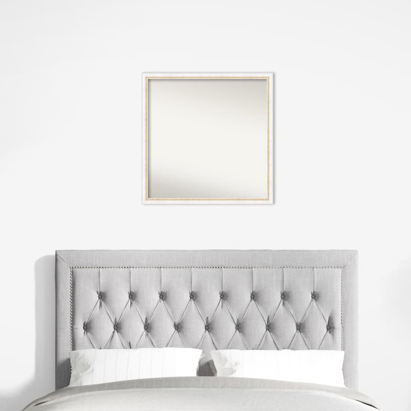 Morgan Non-Beveled Wood Framed Wall Mirror