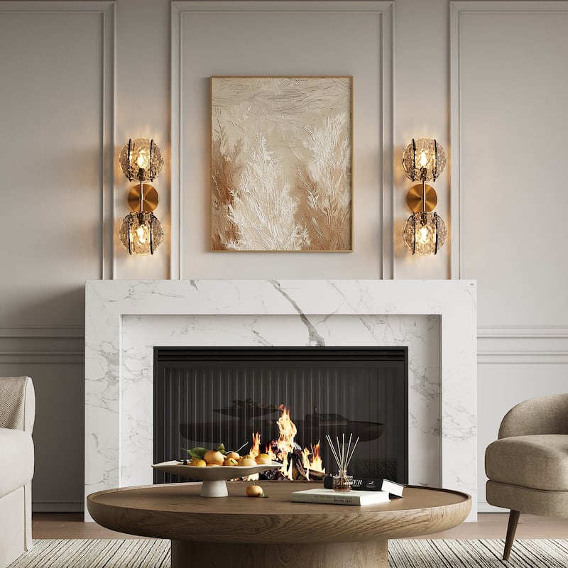 2-Light Modern Wall Sconce - N/A