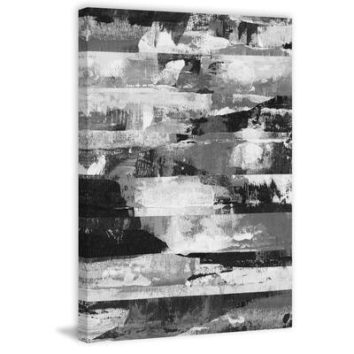 Striking Contrast Print on Wrapped Canvas