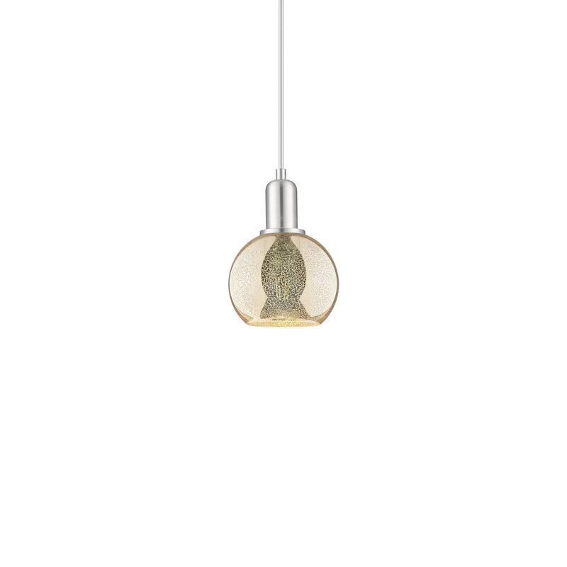 Innovations Lighting 716-1P-9-6 Athens Pendant Athens 6" Wide Mini - Brushed Satin Nickel / Mercury