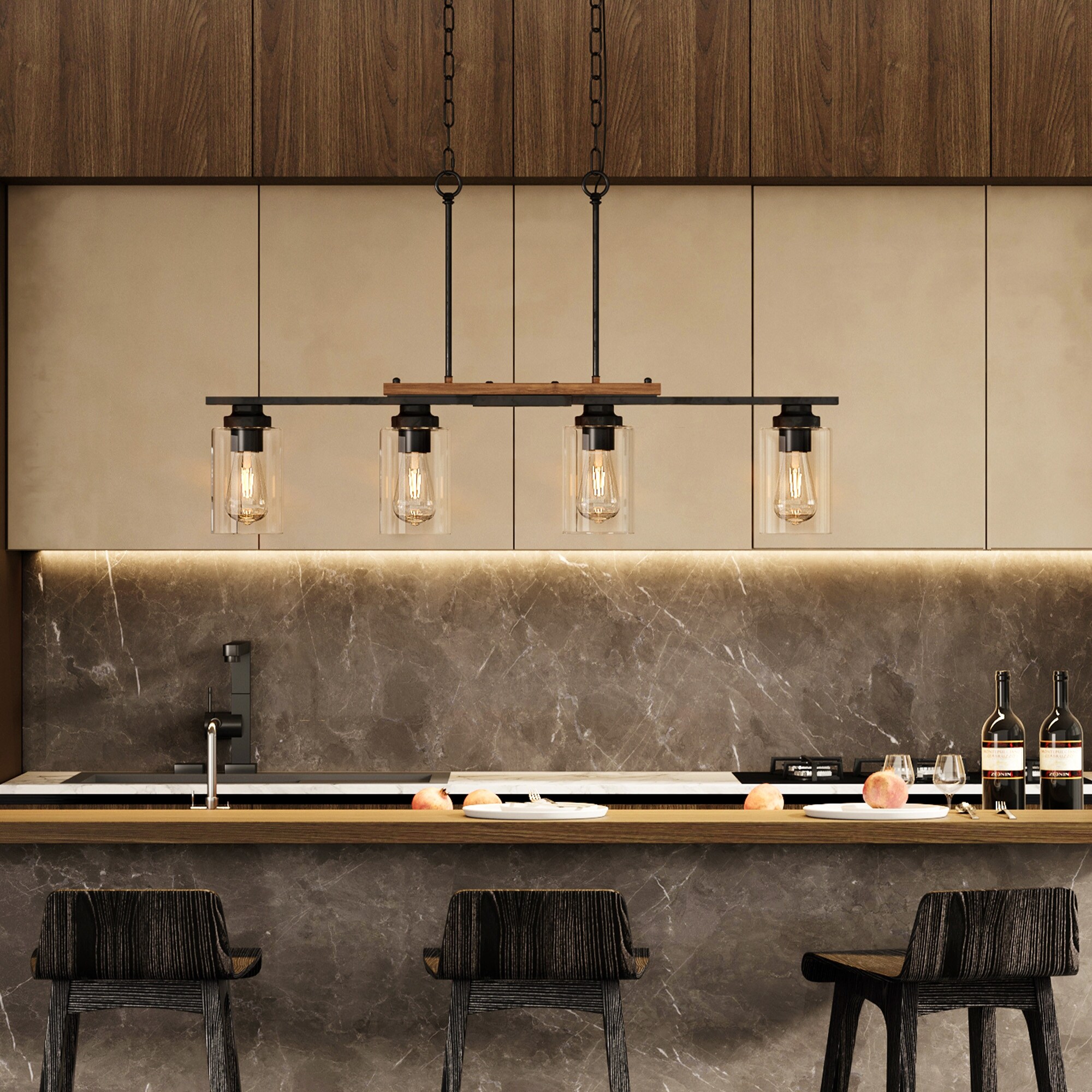 Island down lights outlet