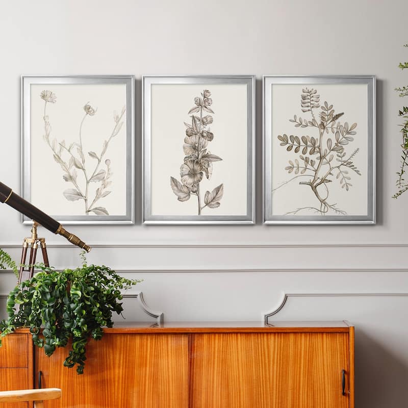 Neutral Botanical Study IV Premium Framed Canvas - Ready to Hang - Multi-Color