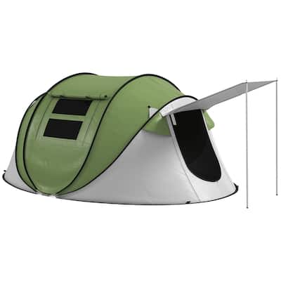 Pop Up Tent, Instant Camping Tent with Porch and Carry Bag, 3000mm Waterproof, for 2-3 People(Poles Included)