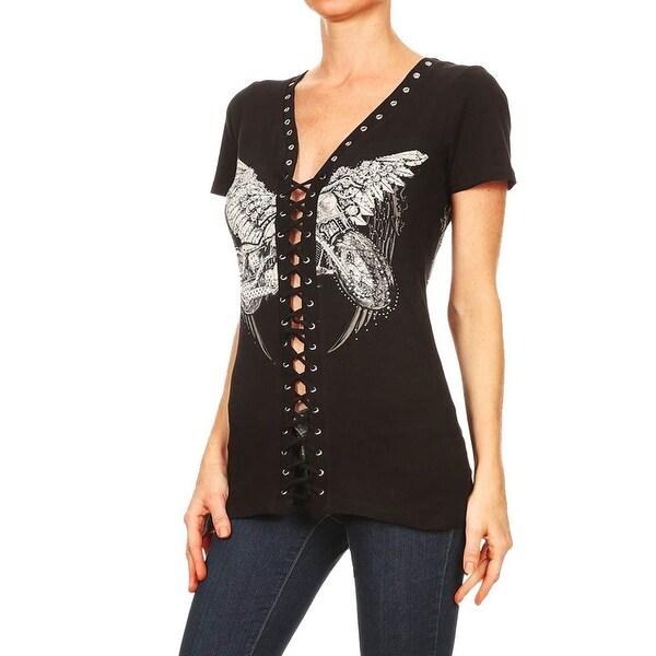 plus size womens motorcycle shirts
