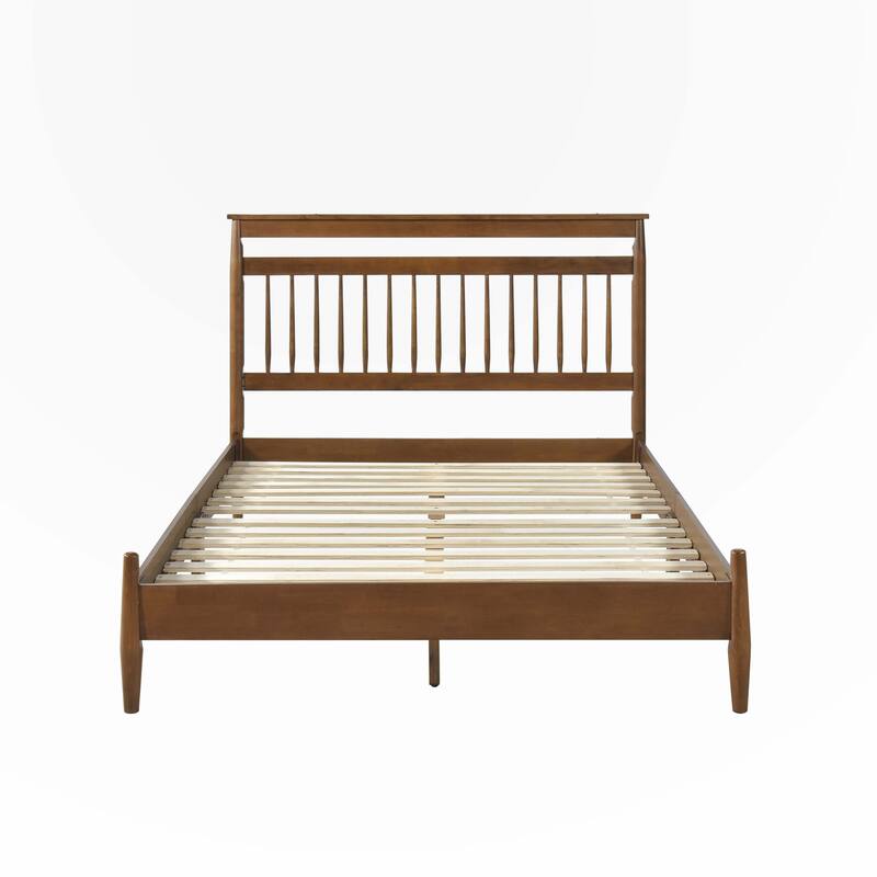 Transitional Design Queen Platform Bed