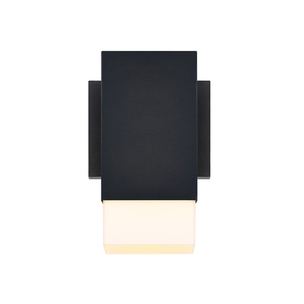 slide 2 of 4, Designers Fountain D317M-10EW Willowsong 10" Tall Outdoor Wall Sconce Black