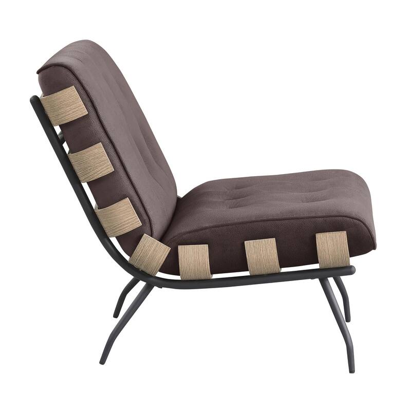 Tyler Accent Tufted Chair with Metal Leg