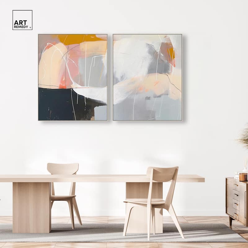 California in Haze Canvas Set of 2 by Art Remedy