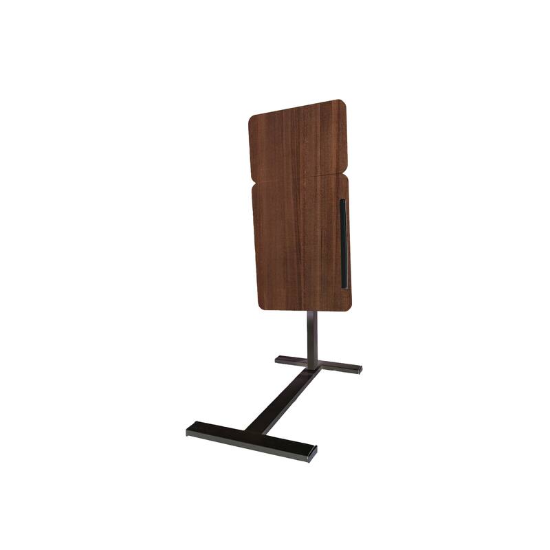 Folding Overbed Bedside Desk Mobile Rolling Laptop Stand Tilting Overbed Table With Wheels Height Adjustable Tray Table
