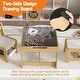 preview thumbnail 6 of 8, 3-in-1 Kids Study Table & Chairs Set