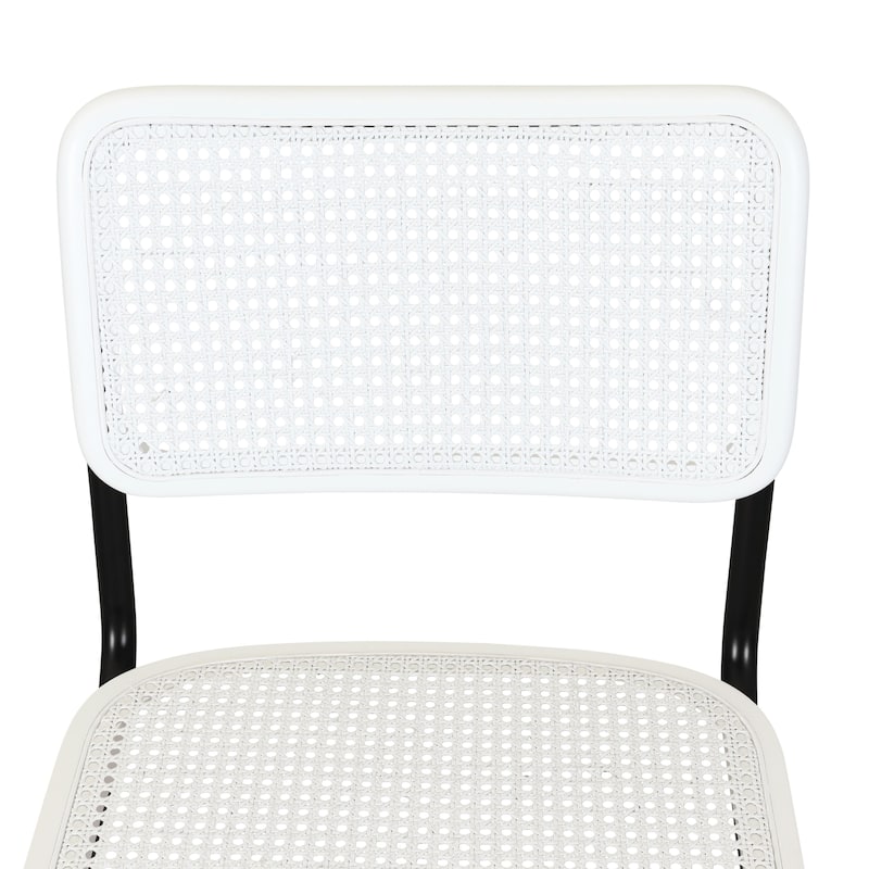 Breuer Chair Company Marcel Breuer Cesca Cane Cantilever Side Chair w/ Black Steel Frame (Various Wood & Cane Colors)