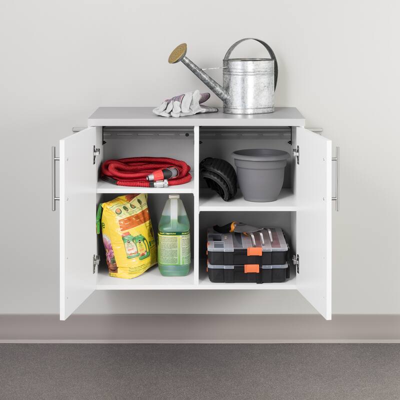Prepac HangUps 2-Door Base Storage Cabinet - 30" W x 24" H x 16" D