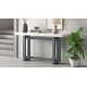 Contemporary Console Table With Industrial-inspired Concrete Wood Top ...