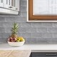 preview thumbnail 1 of 11, Merola Tile Camden Decor Grey 4" x 8" Ceramic Wall Tile