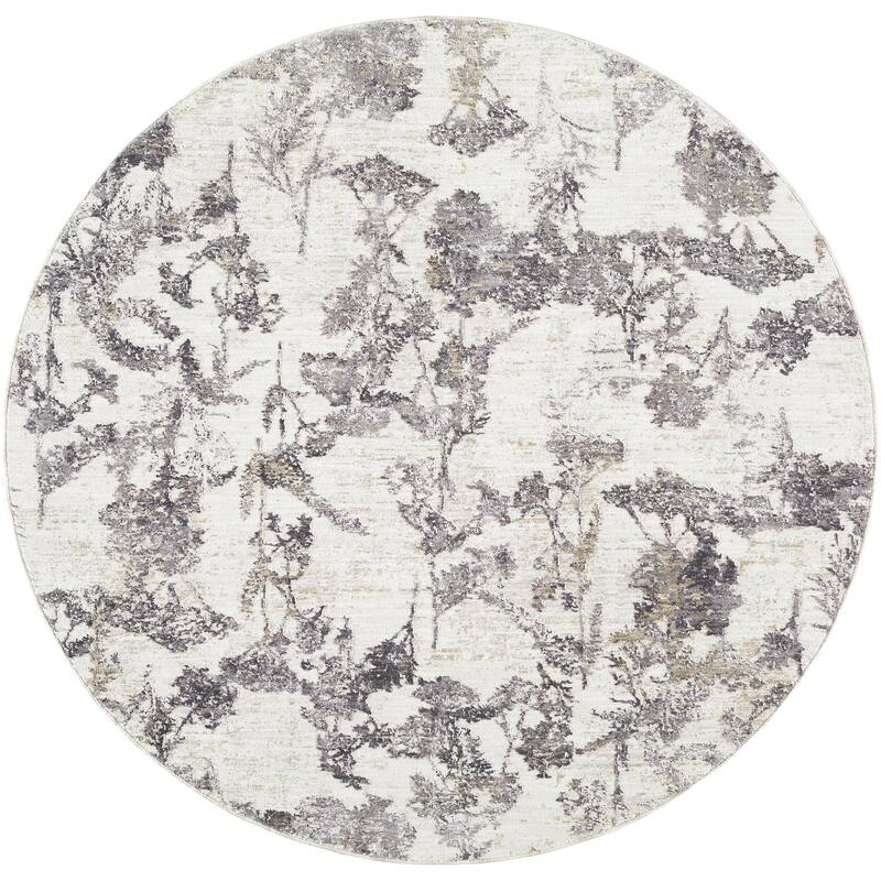 Livabliss Gakko Rustic Area Rug - Cream - 6'7" x 6'7"