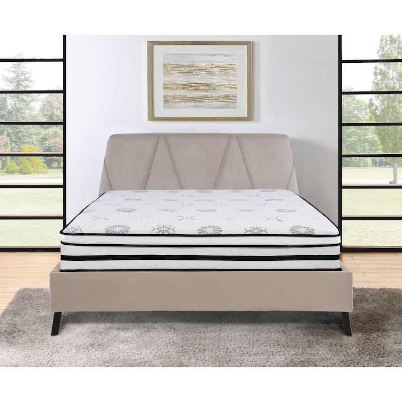 12" Highly Breathable Quilted Cover Hybrid Mattress in a Box