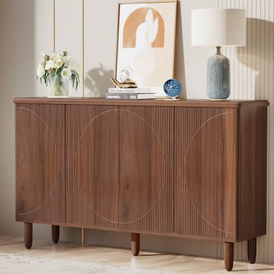 59.4 Inch Modern Buffet Cabinet Sideboard with Doors