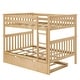 preview thumbnail 35 of 36, Max and Lily Full over Full Bunk Bed with Trundle Bed