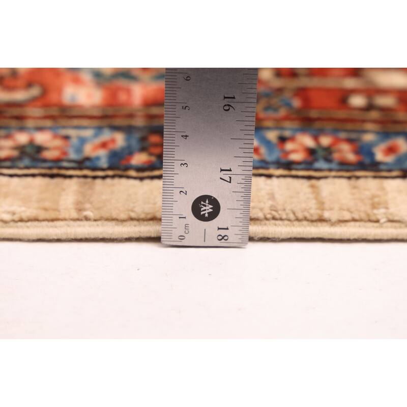 ECARPETGALLERY Hand-knotted Aryana Ivory Wool Rug - 5'7 x 7'10