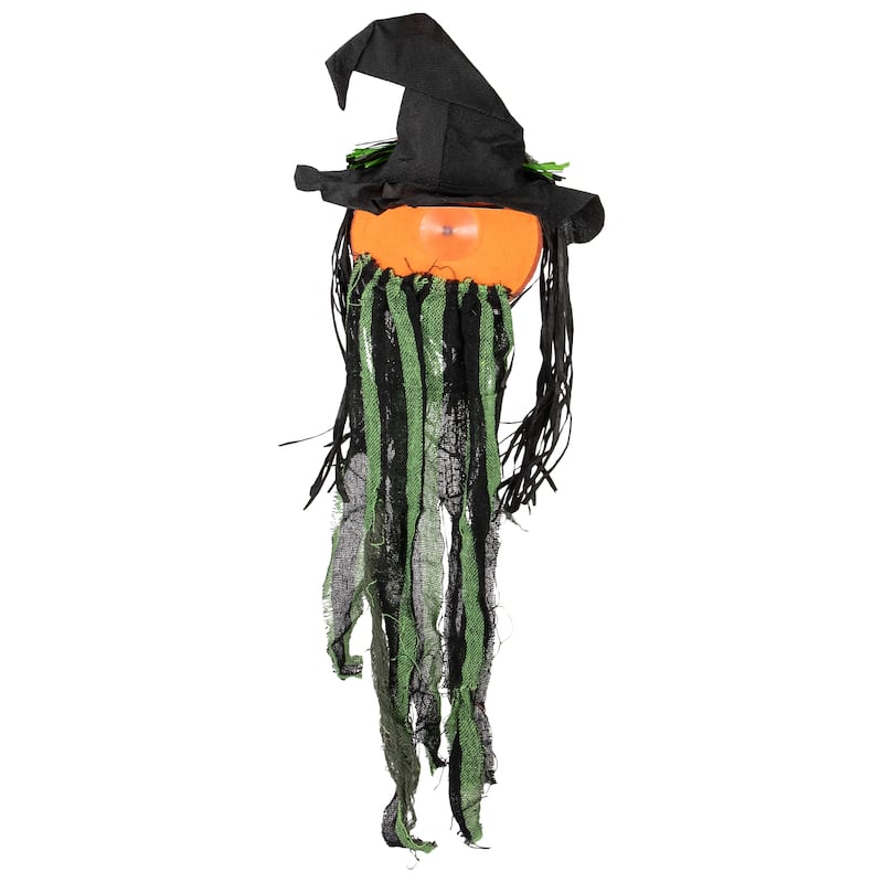 Creepy Jack-O-Lantern 3-D Halloween Window Decoration