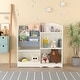 preview thumbnail 4 of 7, Kid Bookshelf and Toy Organizer, 3 Tier Bookshelf for Kids, Fabric Toddler Bookcase Book Shelf for Kid Room, Bedroom, Playroom