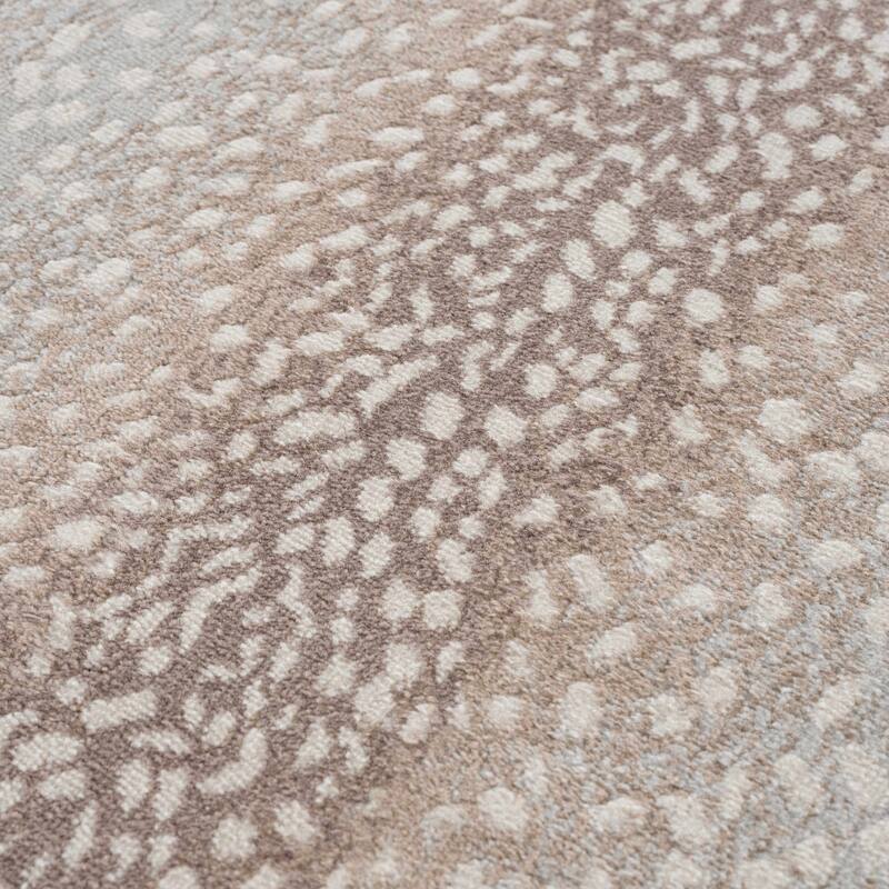 Hauteloom Pointblank Living Room, Bedroom Area Rug - Gray, Ivory, Light Slate - 11'10" x 15'