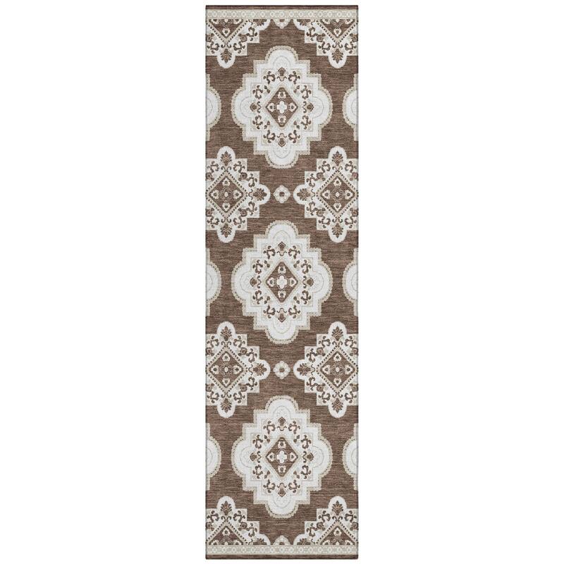 Machine Washable Indoor/ Outdoor Chantille Moroccan Boho Rug