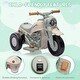 preview thumbnail 6 of 26, Kids Ride on Bubble Car, 6V Battery Powered Electric Motorcycle 1.9 MPH Speed w/LED Headlights