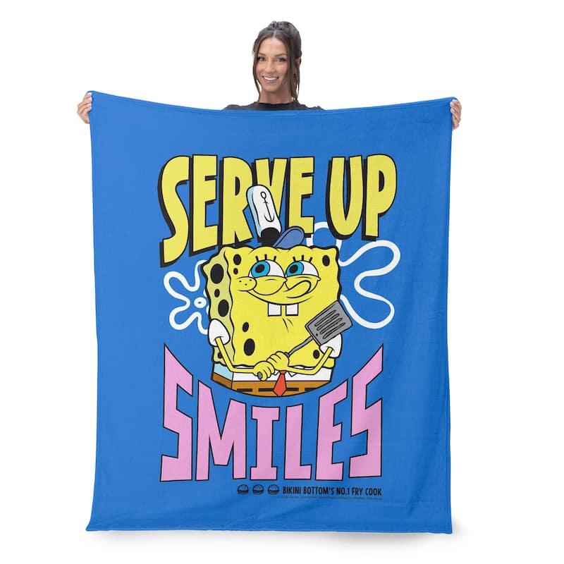 Nickelodeon Spongebob Squarepants Silk Touch Throw Blanket