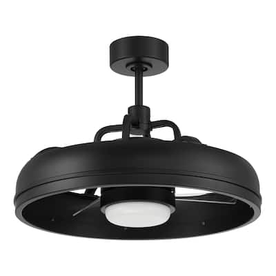 Craftmade Taylor 24" Dual Mount Indoor/Outdoor Ceiling Fan, Smart Wi-Fi Enabled Remote & Integrated LED Light
