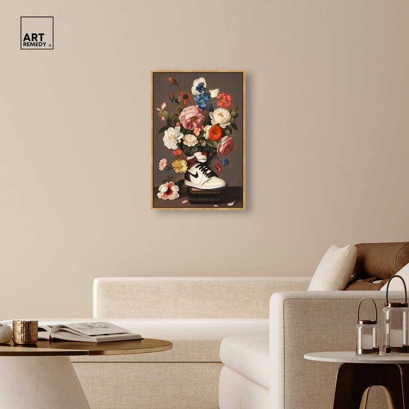 Sneaker Bouquet I Canvas by Art Remedy