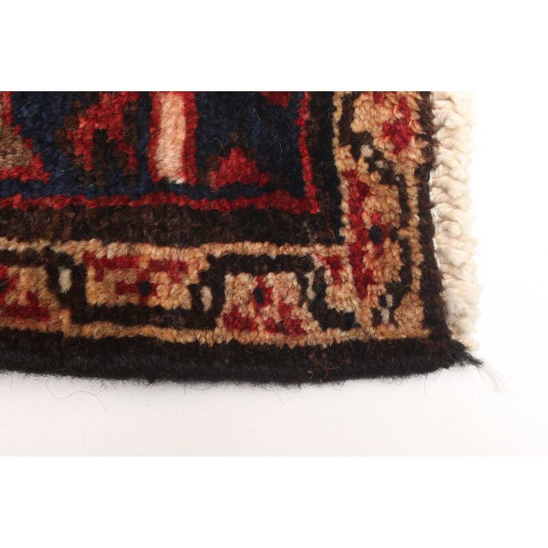 ECARPETGALLERY Hand-knotted Andelz Dark Navy Wool Rug - 4'1 x 6'4