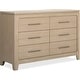preview thumbnail 1 of 10, Evolur Oakley Double Dresser Sienna