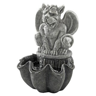 Design Toscano Cedric the Squirt Gothic Gargoyle Fountain