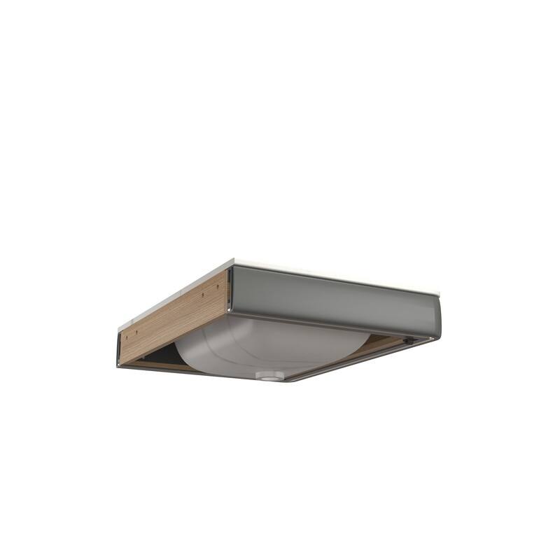 30'' Sintered Stone Wall Mount Bathroom Sink Solid Surface Vessel Bathroom Sink