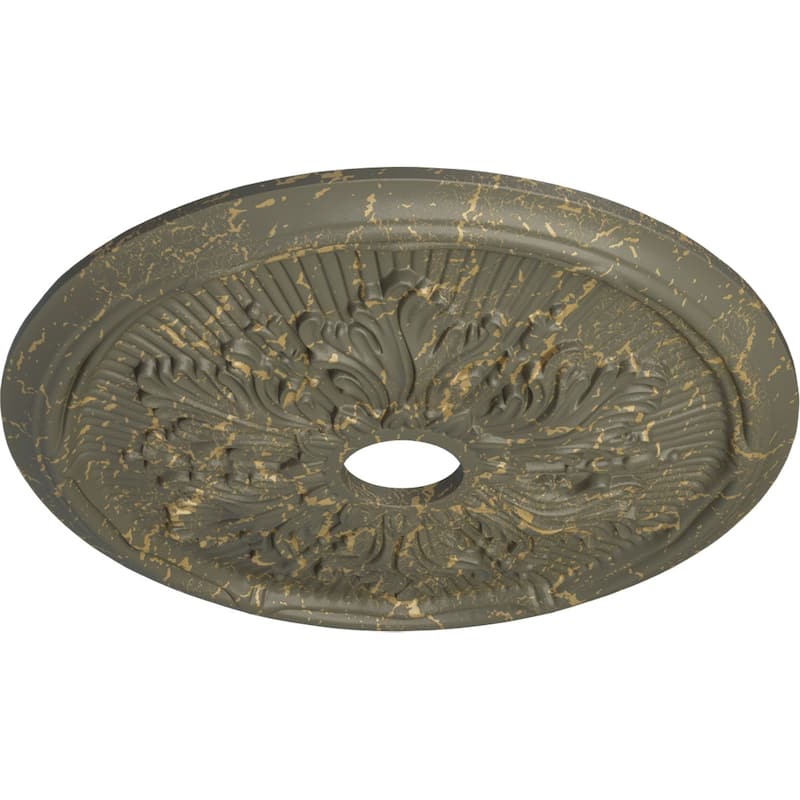 23 3/4"OD x 3 5/8"ID x 1 7/8"P Luton Leaf Ceiling Medallion