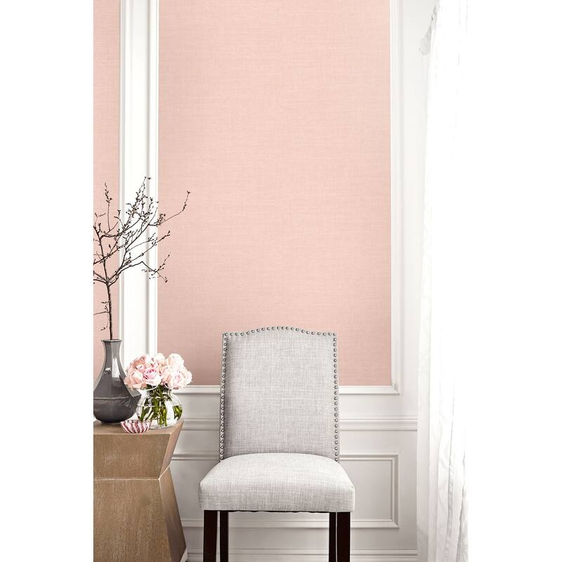 Seabrook Designs Hopsack Embossed Vinyl Unpasted Wallpaper