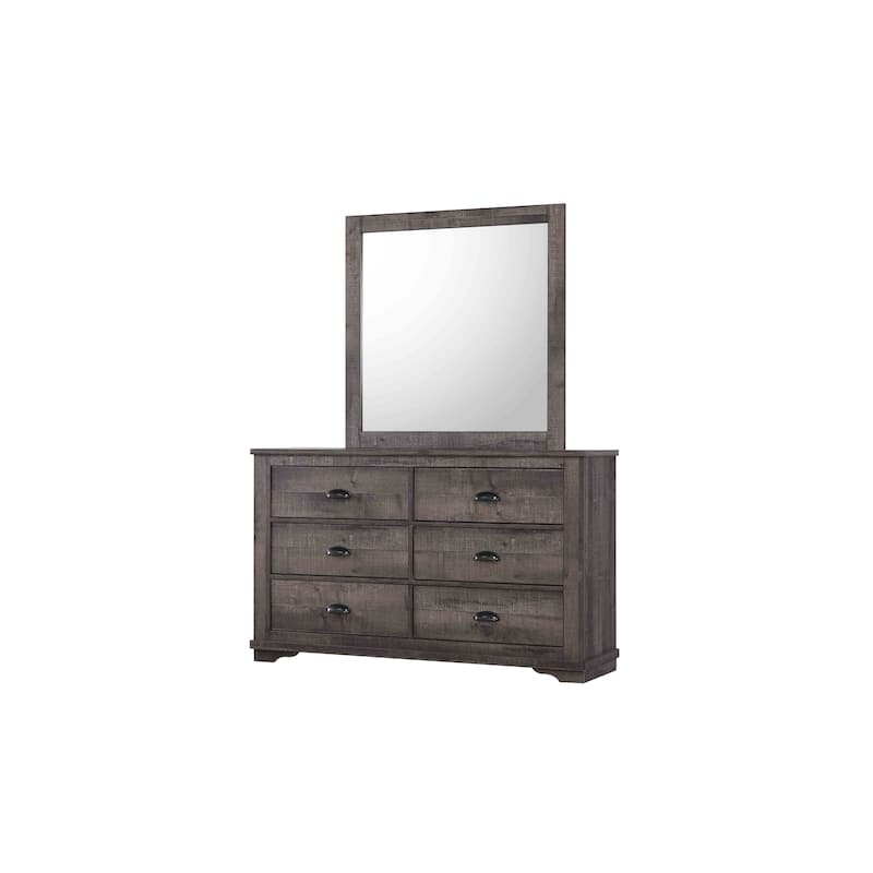 Marilyne Gray Sleigh Bed
