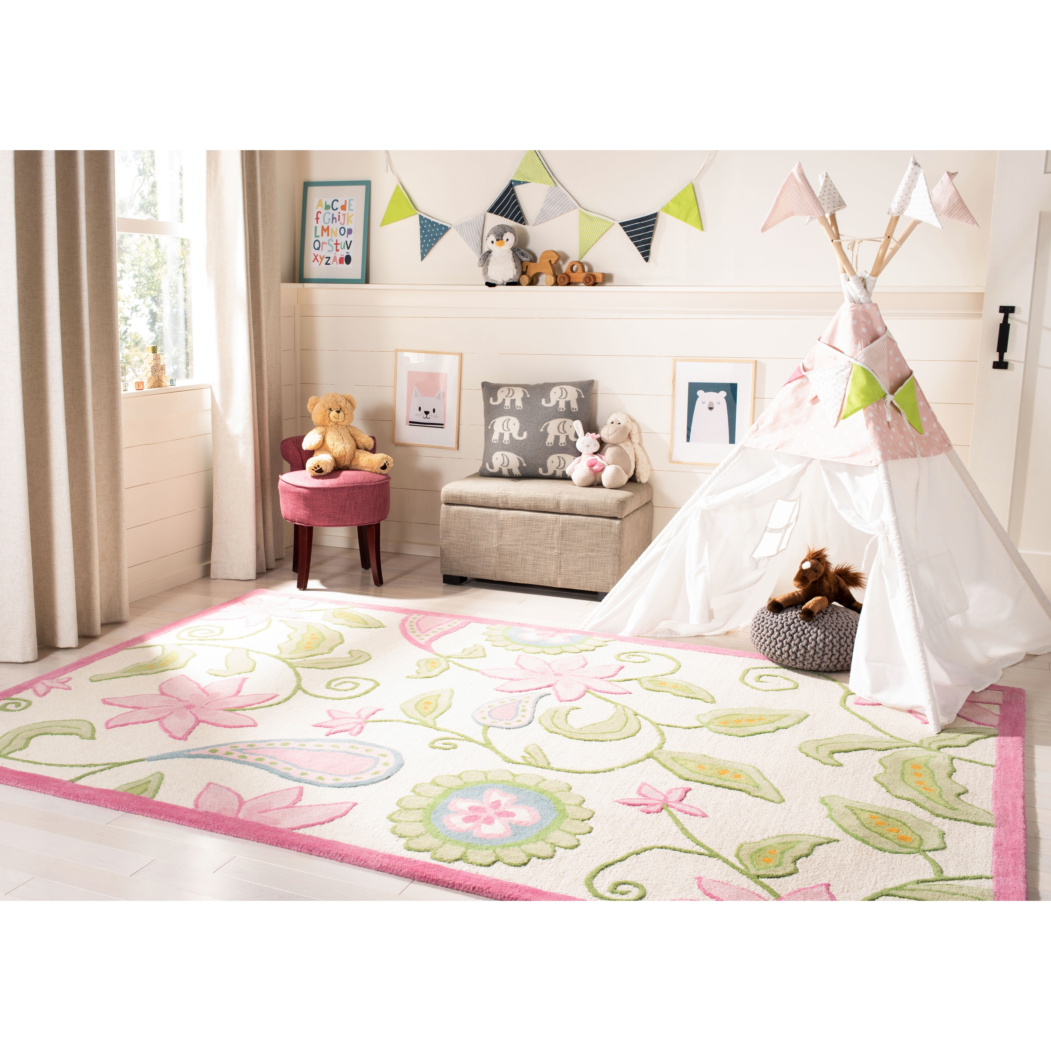 SAFAVIEH Handmade Kids Ingalill Wool Rug